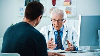 Eine medizinische Konsultation mit Machtproblemen
