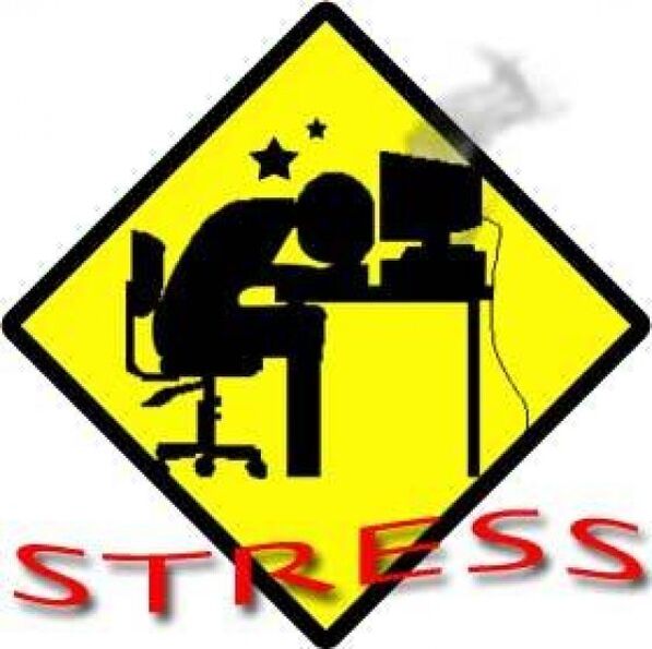Stress als Ursache für verminderte männliche Potenz.
